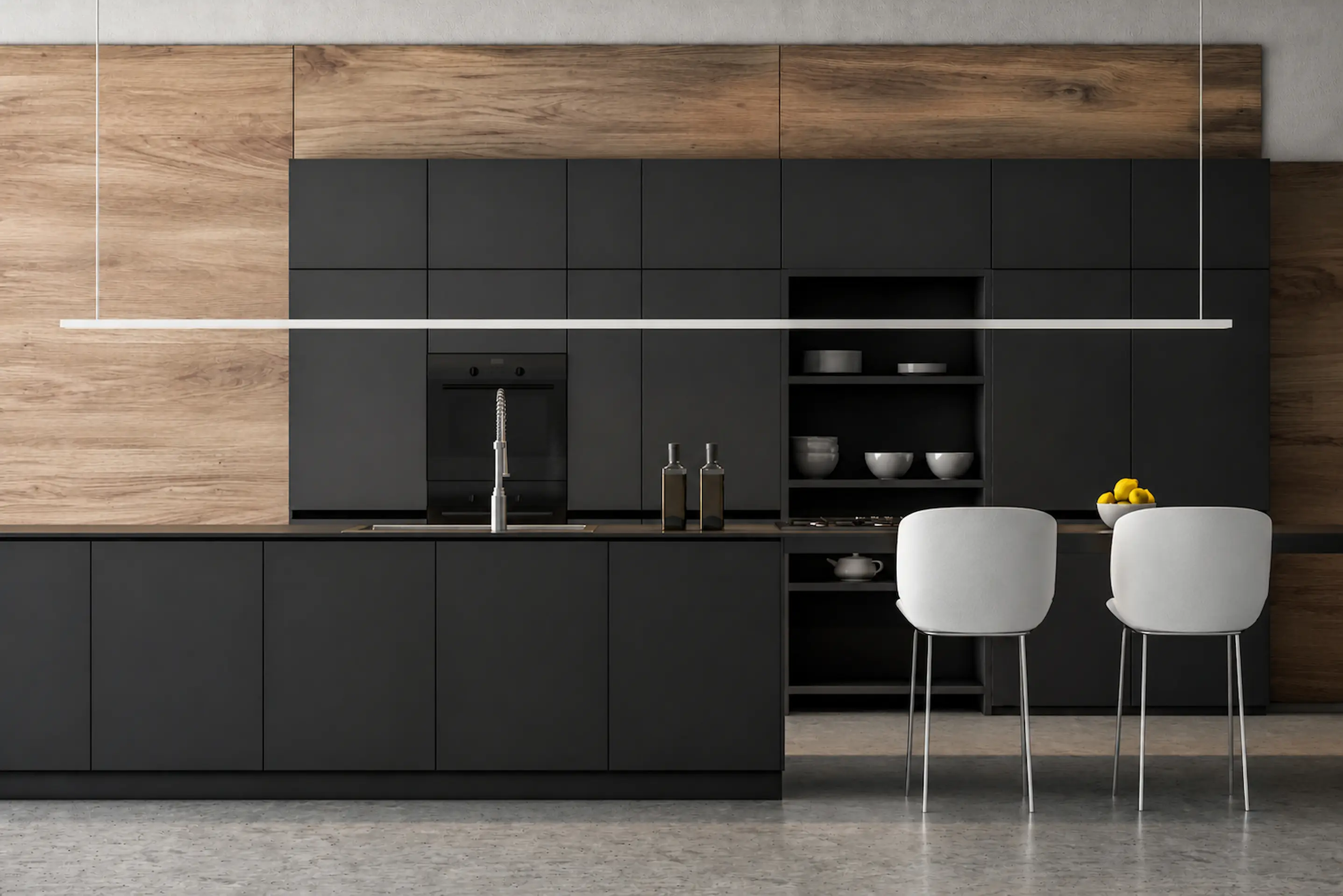 Cocina a medida con isla — Càdec Disseny Valencia